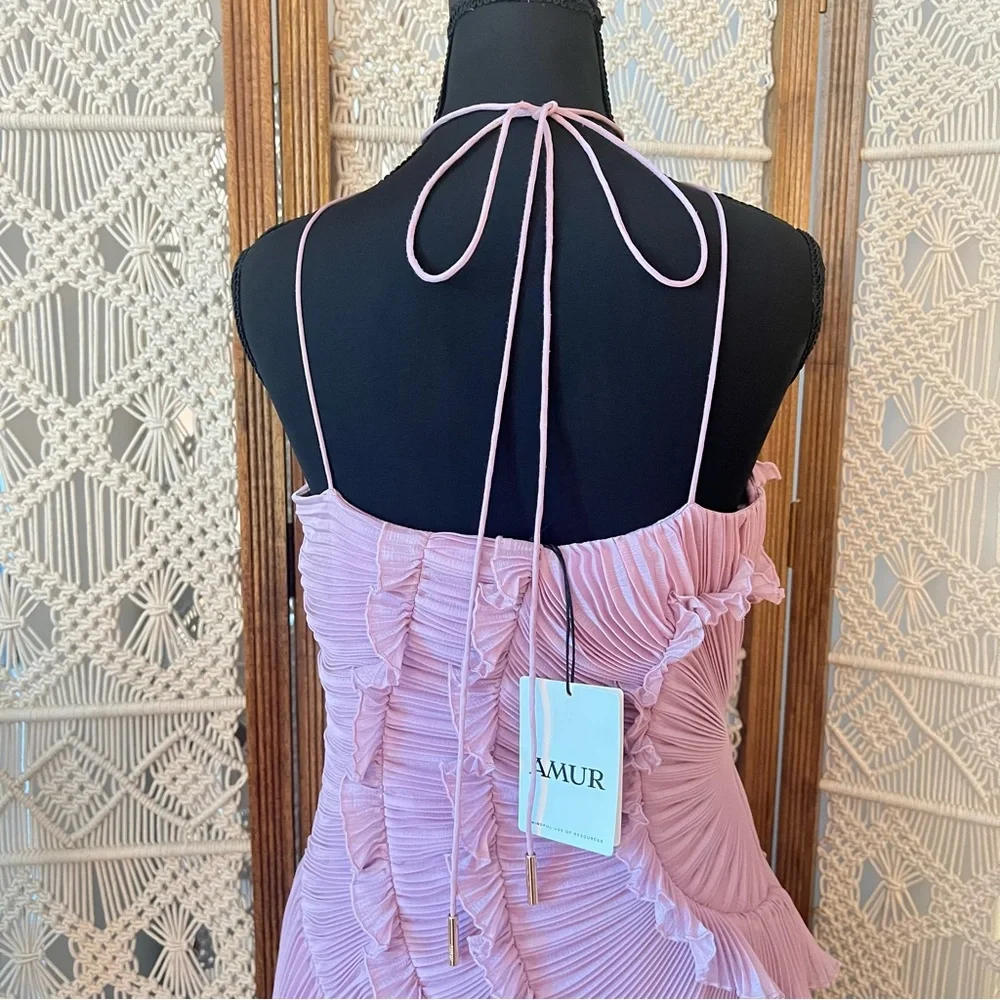 AMUR Lorelie Halter Gown - Picture 3 of 14